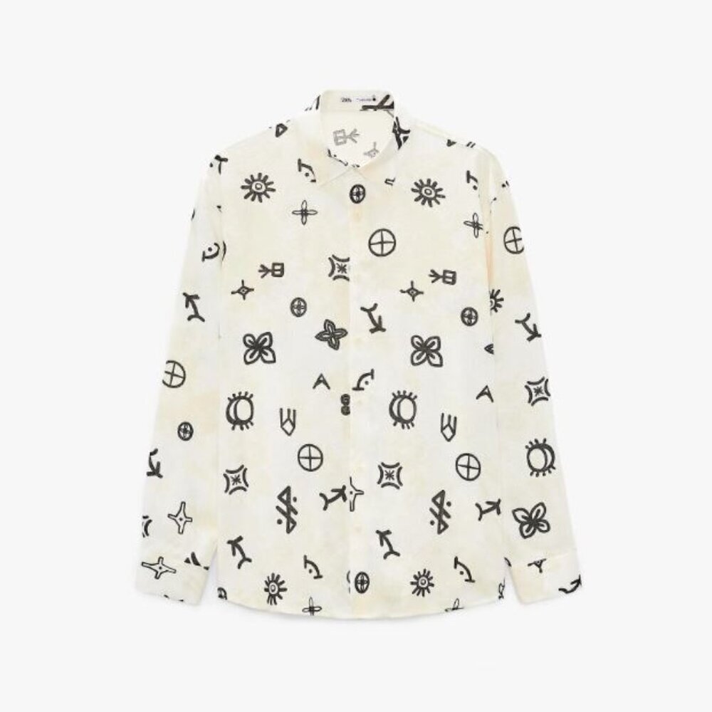 ZARA SHIRT SIZE L 1608 305 251